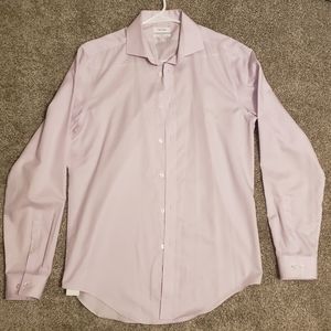Calvin Klein Slim Fit Mens Dress Shirt